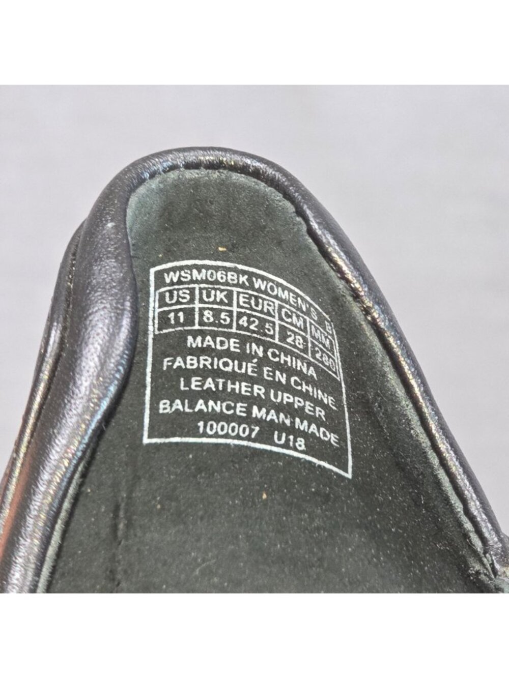 Aravon Womens 11 Mary Jane Wedge Heel Black Comfort Adjustable Strap - Picture 10 of 10
